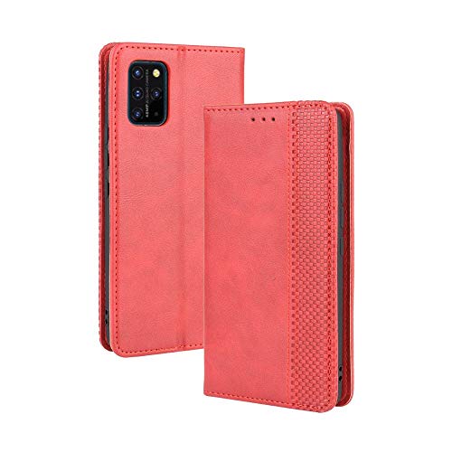 Manyip Hülle für Umidigi S5 Pro,Leder Handyhülle Umidigi S5 Pro,Retro magnetischer Telefonkasten [Kartenfächern] [Magnetverschluss] Leder Fall für Umidigi S5 Pro von Manyip
