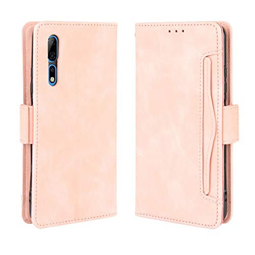 Manyip Hülle für ZTE A2020 Pro,Leder Handyhülle ZTE A2020 Pro,Retro magnetischer Telefonkasten [Kartenfächern][Magnetverschluss] Leder Fall für ZTE A2020 Pro von Manyip