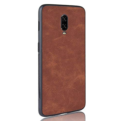 Manyip OnePlus 6T Hülle Handyhülle Rugged Shield 360 °schützen Ihr Handy Vintage Leder Shell Hülle Hülle für OnePlus 6T von Manyip