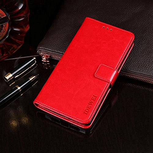 Manyip Oppo Realme 3 Pro Hülle,Handyhülle Oppo Realme 3 Pro,TPU-Schutzhülle mit [Aufstellfunktion] [Kartenfächern] [Magnetverschluss] Brieftasche Ledertasche für Oppo Realme 3 Pro von Manyip