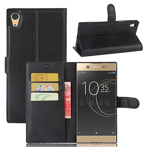 Sony Xperia XA1 Ultra Hülle,Manyip PU Flip Leder Tasche Hülle Case Cover Handytasche Schutzhülle Etui Skin Für Sony Xperia XA1 Ultra,Wallet mit Kartenfächer Design Schutz Protektiv Case Etui von Manyip