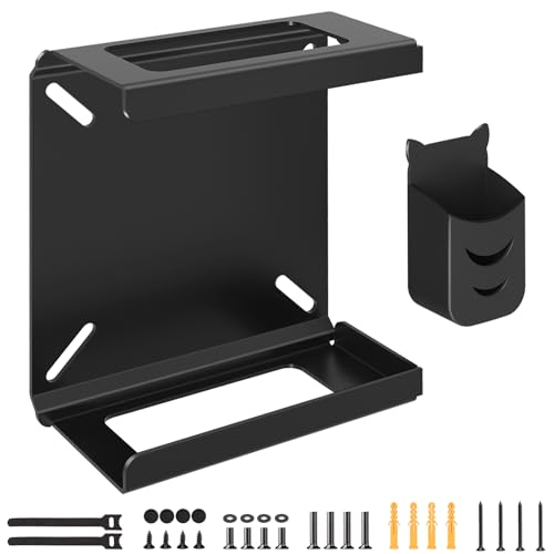 Maozhren Mini-PC-Halterung für Beelink Mini PC - Wandhalterung/Untertischhalterung - VESA Mount - Kompatibel mit Beelink S12 Pro, SER3, SER5, SER5 MAX, SER6, SER6-P, SEi12, EQ13 - Schwarz Maozhren Mini-PC-Halterung für Beelink Mini PC - Wandhalterung/Untertischhalterung - VESA Mount - Kompatibel mit Beelink S12 Pro, SER3, SER5, SER5 MAX, SER6, SER6-P, SEi12, EQ13 - Schwarz von Maozhren
