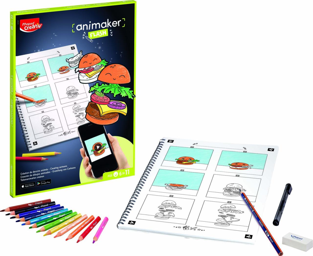Maped® Creativ Malset Comic-Gestalter pop Mehrfarbig von Maped® Creativ