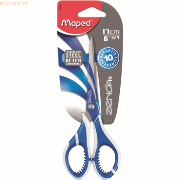 12 x Maped Schere Zenoa Fit 17 cm Rechts-u.Linkshänder farbig sortiert 12 x Maped Schere Zenoa Fit 17 cm Rechts-u.Linkshänder farbig sortiert von Maped