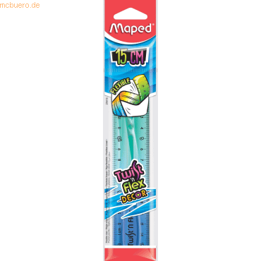 Maped Lineal Twistn Flex Decor 15 cm Blister Maped Lineal Twistn Flex Decor 15 cm Blister von Maped