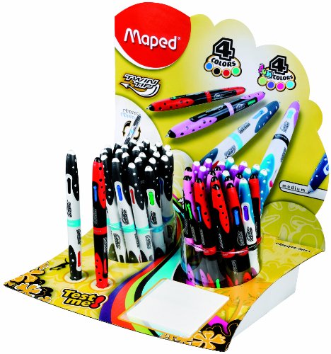 Maped 4 Farbe 'Twin Tip' Ball Point Pen (Box Of 48) von Maped