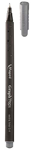 Maped 749123 Fineliner Graph'Peps, grau von Maped