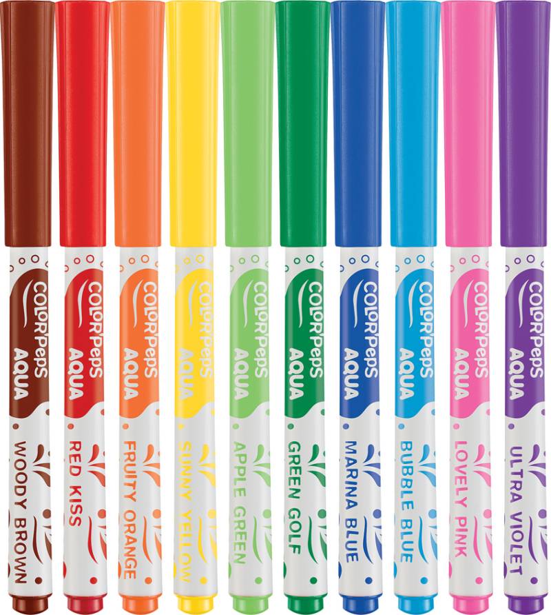 Maped Aquarellstift COLOR, PEPS AQUA, 10er Kartonetui von Maped