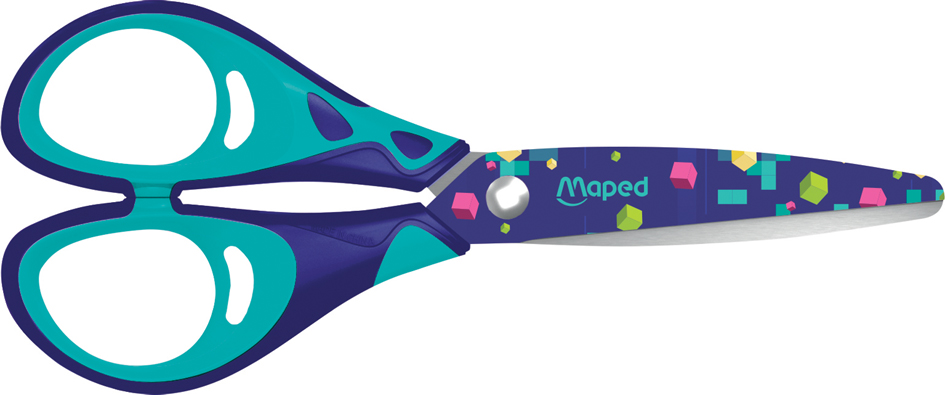 Maped Bastelschere PIXEL PARTY, rund, 130 mm Maped Bastelschere PIXEL PARTY, rund, 130 mm von Maped