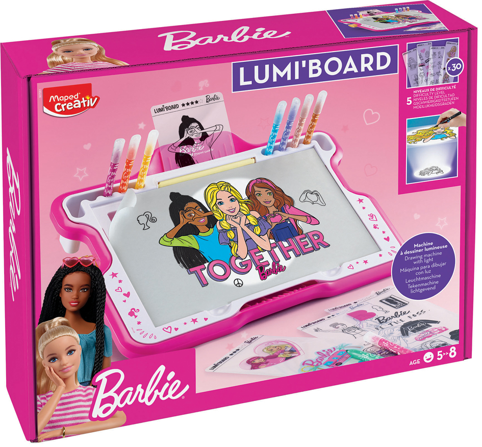 Maped Creativ LED-Leuchttisch/Zeichentisch LUMI BOARD Barbie von Maped