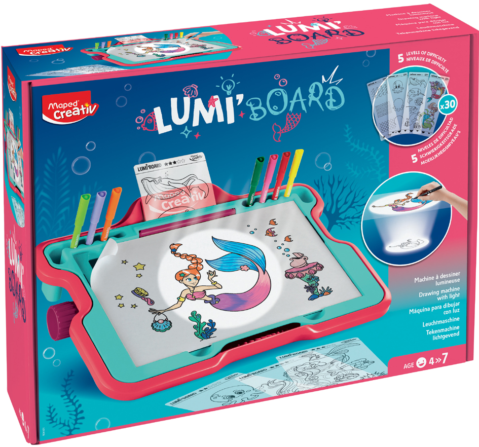 Maped Creativ LED-Leuchttisch/Zeichentisch LUMI BOARD von Maped