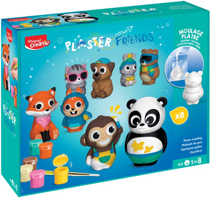 Maped Creativ MAXI Gips-Set PLASTER FRIENDS von Maped
