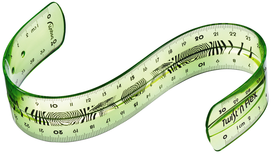 Maped Flachlineal Twist, n Flex, 300 mm, unzerbrechlich von Maped