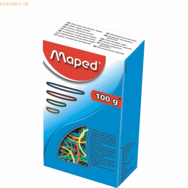 Maped Gummiringe 100g sortiert bunt von Maped