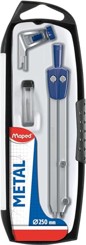 Maped M197512 - Zirkelkasten Start, 3-teilig, grau von Maped