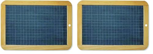 Maped M258550 - Tafel aus Naturschiefer, Doppelseitig, schwarz (Packung mit 2) von Maped