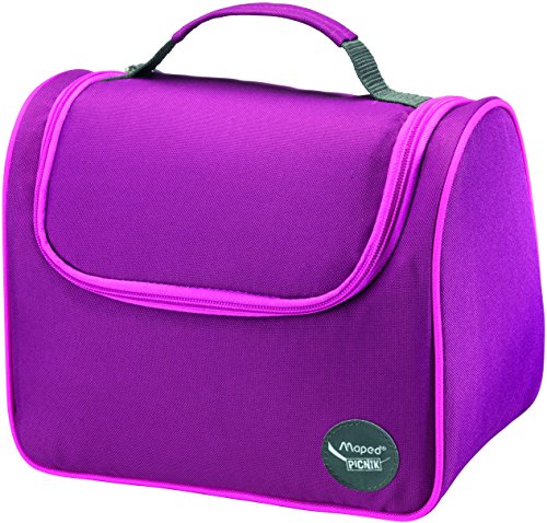 Maped PICNIK -isolierte Lunch-Tasche Kids ORIGINS - mit Tragegriff - ideal für den Transport und Aufbewahrung - Pink von Maped Picnik