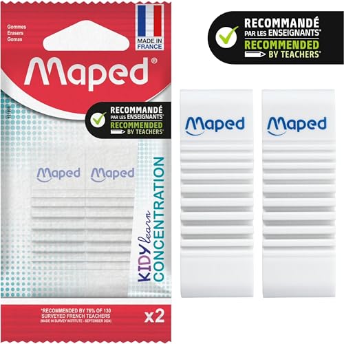 Maped - Radierer KIDY LEARN CONCENTRATION x2-2in1 Fidget Toy und Radiergummi von Maped