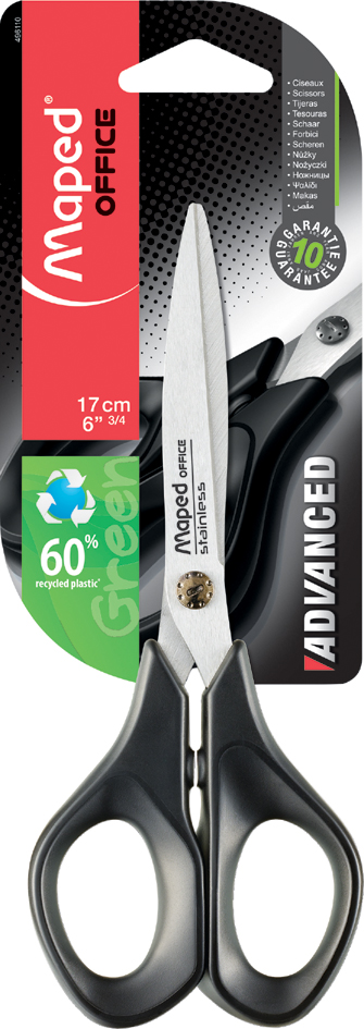 Maped Schere Advanced Green, Länge: 170 mm, symmetrisch Maped Schere Advanced Green, Länge: 170 mm, symmetrisch von Maped