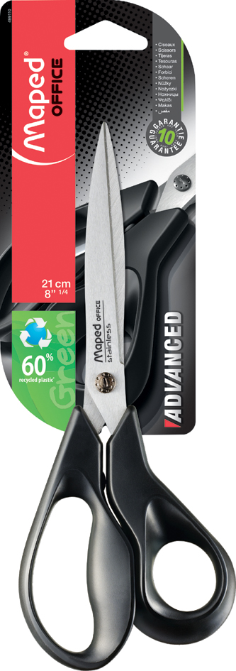 Maped Schere Advanced Green, Länge: 210 mm, asymmetrisch Maped Schere Advanced Green, Länge: 210 mm, asymmetrisch von Maped