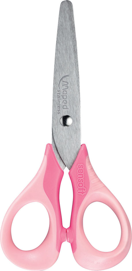 Maped Schere sensoft 3D PASTEL, rund, Länge: 130 mm Maped Schere sensoft 3D PASTEL, rund, Länge: 130 mm von Maped
