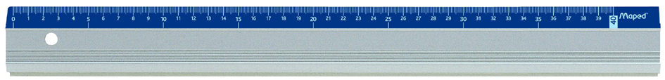 Maped Schneidelineal Linea, aus Aluminium, Länge: 600 mm von Maped