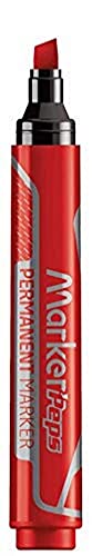 Maped - Schulmaterial - Jumbo-Unterstreichgerät - 12 rote Farbe - Abgeschrägte Spitze - Schreibt auf mehreren Oberflächen - Deckel mit Belüftung Maped - Schulmaterial - Jumbo-Unterstreichgerät - 12 rote Farbe - Abgeschrägte Spitze - Schreibt auf mehreren Oberflächen - Deckel mit Belüftung von Maped