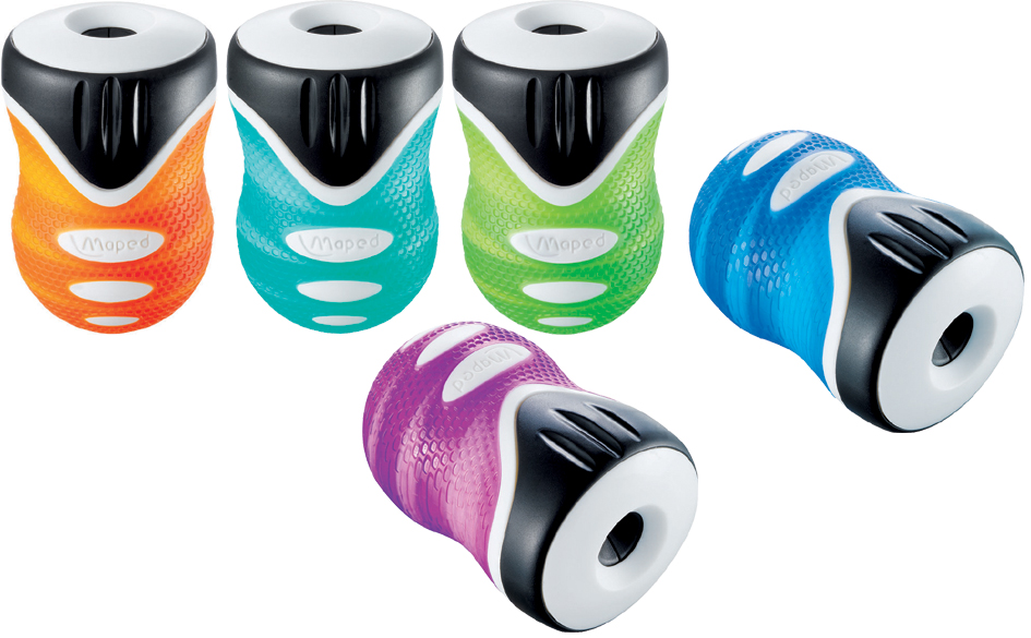 Maped Spitzdose Clean Grip, farbig sortiert von Maped