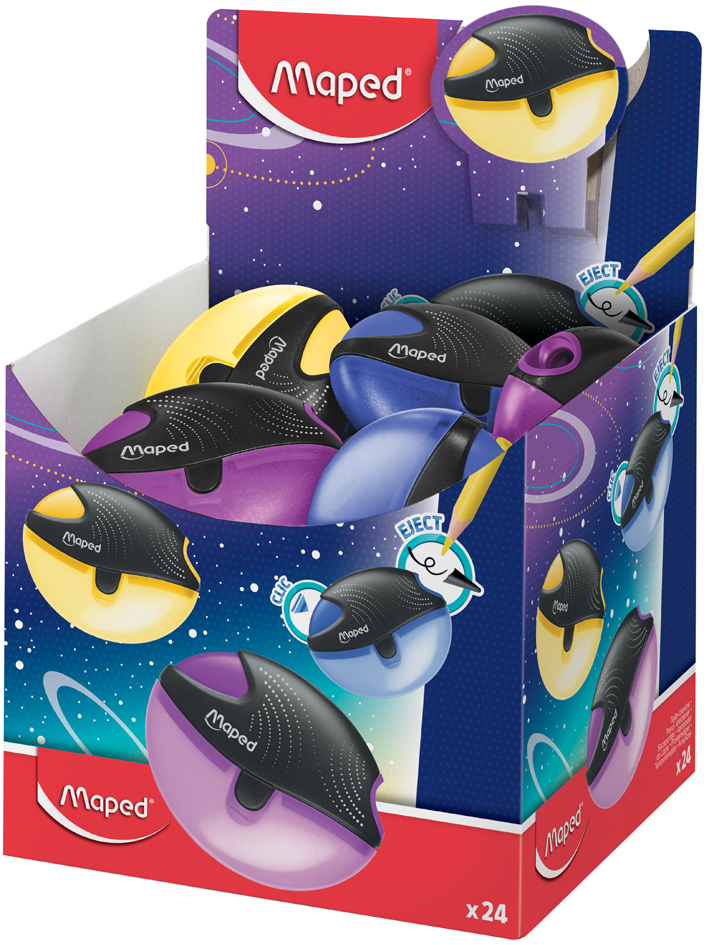 Maped Spitzdose Galactic, aus Kunststoff, 24er Display Maped Spitzdose Galactic, aus Kunststoff, 24er Display von Maped
