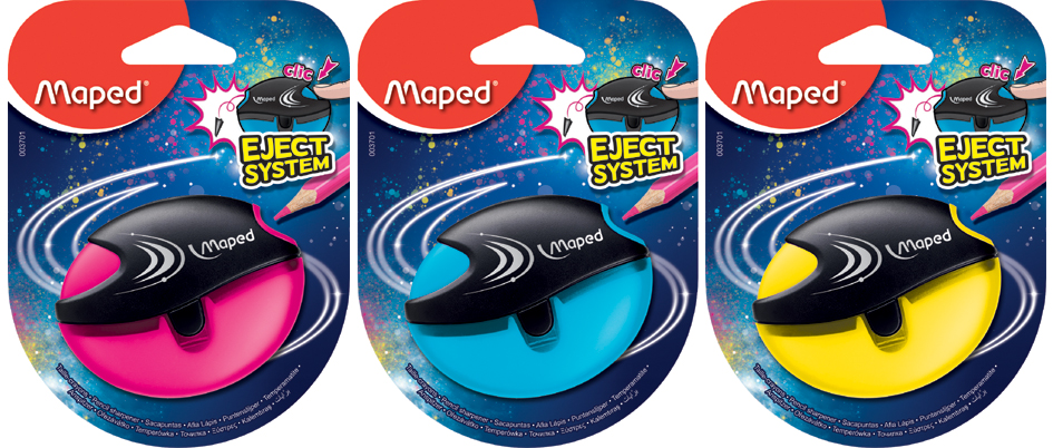 Maped Spitzdose Galactic, aus Kunststoff, farbig sortiert von Maped
