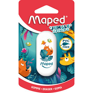 maped Radiergummi JUNGLE fever weiß von Maped