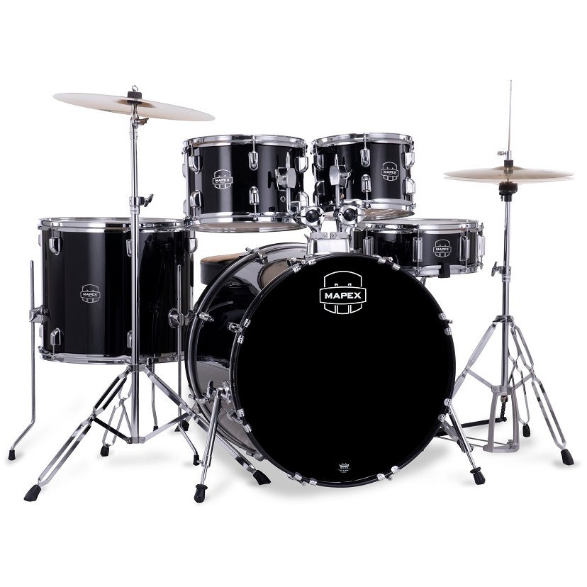 Mapex Comet Stage Dark Black 5-Piece Drum Kit + Cymbals and Hardware Mapex Comet Stage Dark Black 5-Piece Drum Kit + Cymbals and Hardware von Mapex