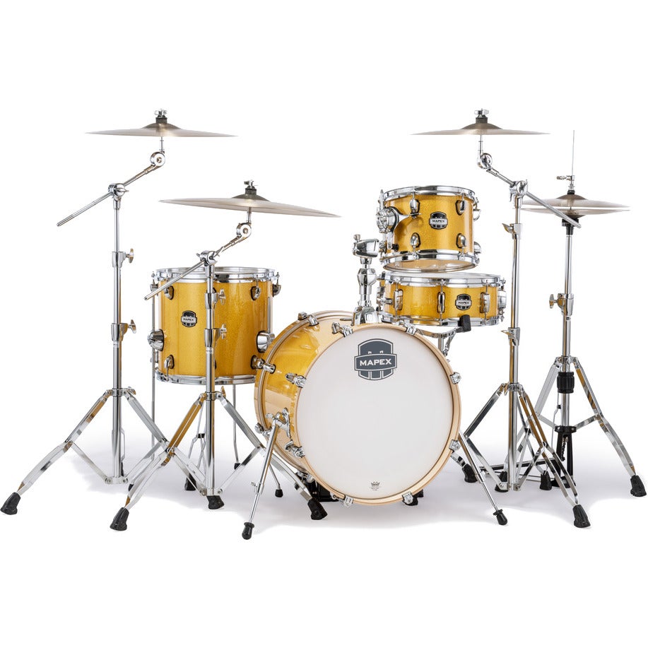 Mapex Mars Birch Bebop Sunflower Sparkle 4-Piece Shell Set Mapex Mars Birch Bebop Sunflower Sparkle 4-Piece Shell Set von Mapex