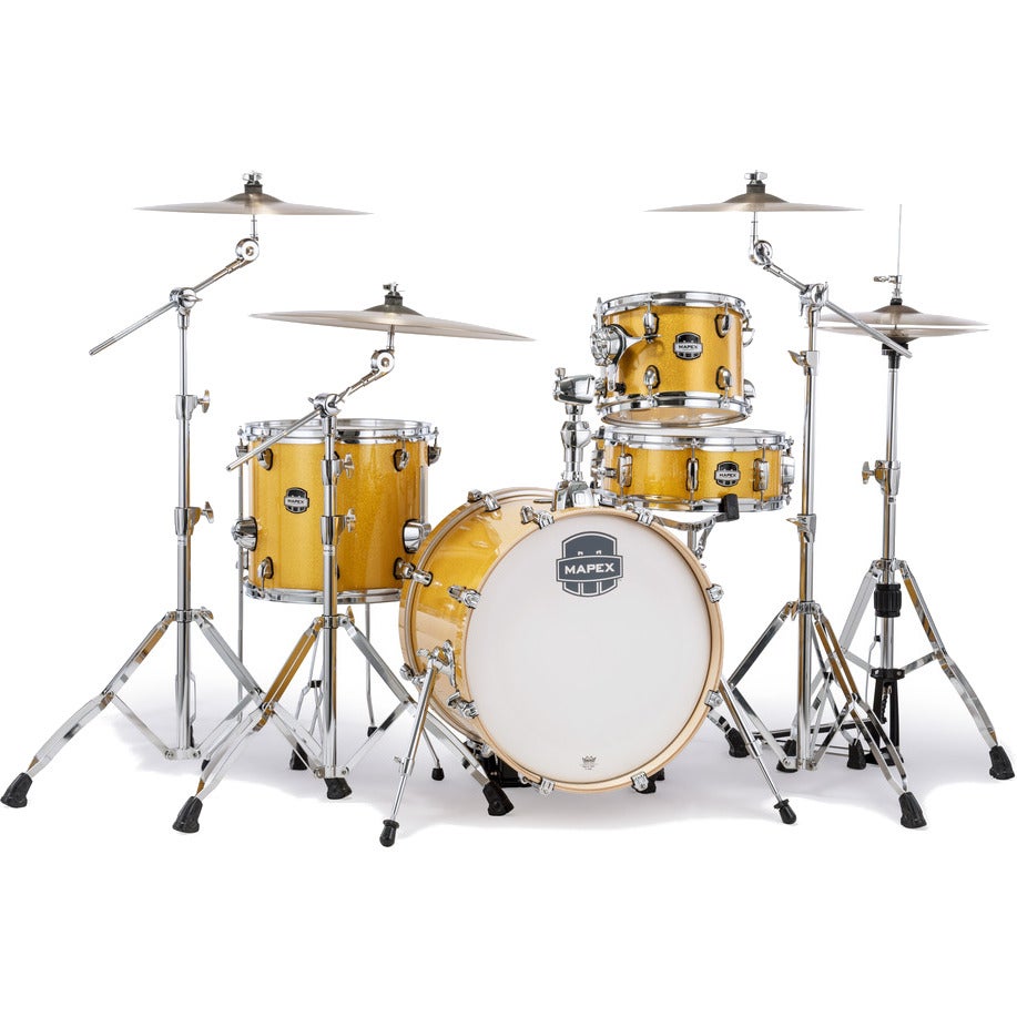 Mapex Mars Birch Bebop Sunflower Sparkle 4-Piece Shell Set von Mapex