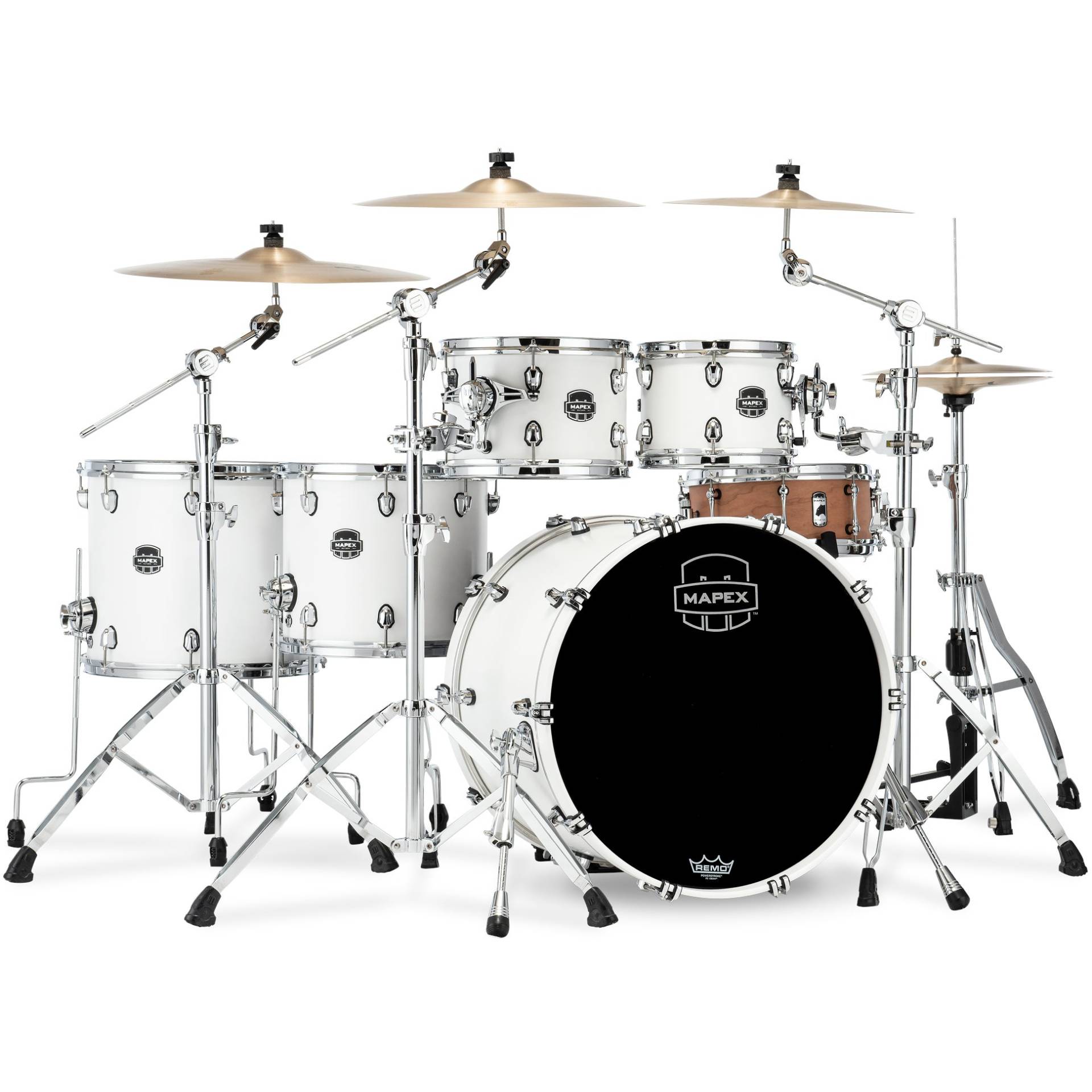 Mapex Saturn SR628XURM Satin White 5-Piece Shell Set Mapex Saturn SR628XURM Satin White 5-Piece Shell Set von Mapex
