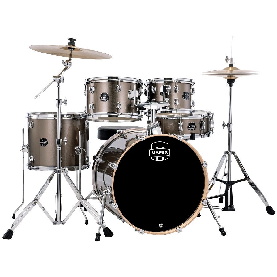 Mapex Venus Fusion Copper Metallic 5-Piece Drum Kit + Cymbals and Hardware von Mapex