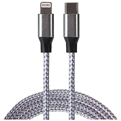 Maplin Lightning-Stecker auf USB-C-Kabel, 20 W, schnelles Laden, Weiß, 1 m von Maplin