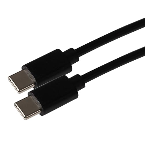 Maplin USB-C auf USB-C Kabel, Schwarz, 1 m von Maplin