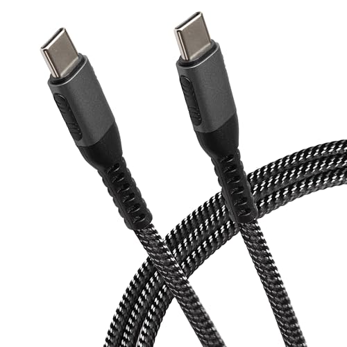 Maplin USB-C auf USB-C Kabel, Schwarz, 1 m von Maplin