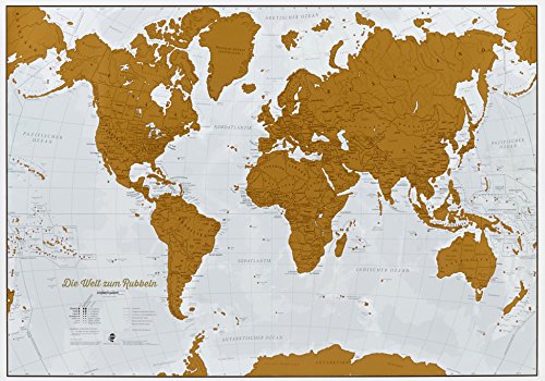 Die Welt zum Rubbeln. Scratch Map Deutsch: Weltkarte zum freirubbeln der Länder Die Welt zum Rubbeln. Scratch Map Deutsch: Weltkarte zum freirubbeln der Länder von Maps International
