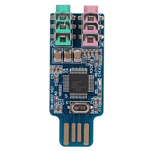 Cm108 Chip No Drive Program Bare Plate USB-Soundkarte, USB-Audio-Adapter, für aktive Lautsprecher-Kopfhörer von Maquer