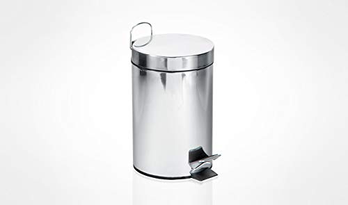 Mar Plast A55100 Pedaleimer, INOX, 3L, 280 x 270 x 205mm von Mar Plast