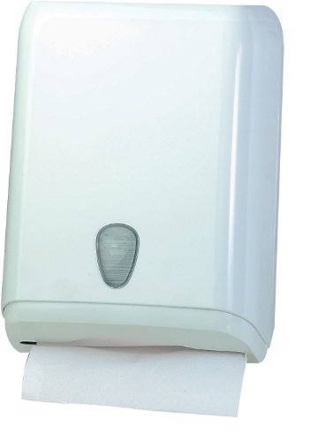 Mar Plast A59201 Papierhandtuchspender, Weiß, 375 x 137 x 280 mm von Mar Plast