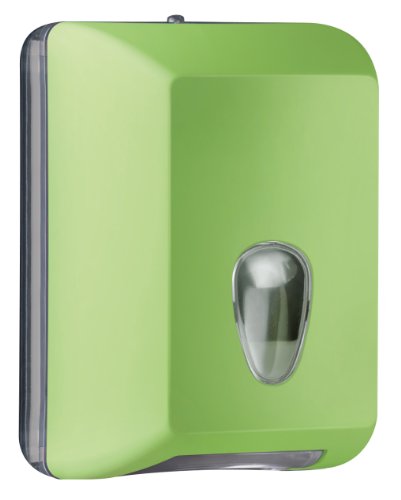 Mar Plast A62201VE Spender Toilettenpapier Intercalated, Grün 'Soft Touch'/ Transparent, 215 x 125 x 160 mm Mar Plast A62201VE Spender Toilettenpapier Intercalated, Grün 'Soft Touch'/ Transparent, 215 x 125 x 160 mm von Mar Plast