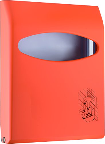 Mar Plast A66210AR Toilettenpapierspender"Soft Touch" Orange/Transparent, 295 x 60 x 230 mm von Mar Plast