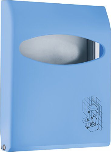 Mar Plast A66210AZ Toilettenpapierspender, blau"Soft Touch"/ transparent, 295 x 60 x 230 mm von Mar Plast