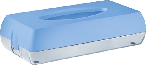 Mar Plast A68700AZ Portaveline Dispenser, blau"Soft Touch"/ transparent, 130 x 70 x 270 mm von Mar Plast