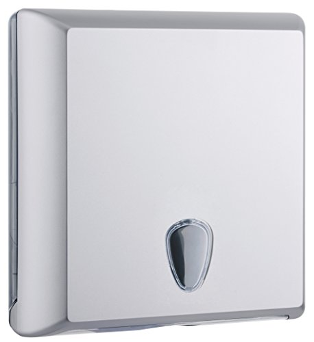 Mar Plast A70611EASYSAT Papierhandtuchspender, Satin/Transparent, 300 x 105 x 290 mm von Mar Plast