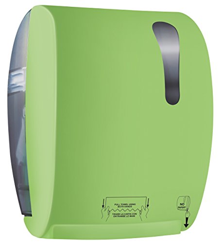 Mar Plast A78050VE Easypaper automatischer, Soft Touch Grün/durchsichtig, 405 x 224 x 320mm von Mar Plast