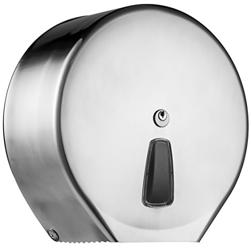 Mar Plast A80400A Spender, Toilettenpapier, poliertes Inox, 240 x 130 x 240 mm von Mar Plast